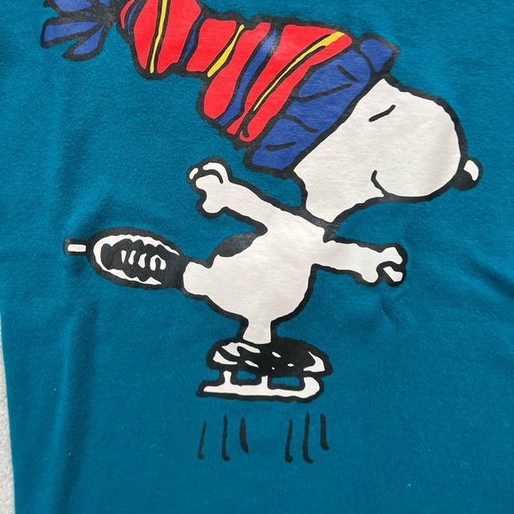 Hanna Andersson Skating Snoopy Pajama Top - Picture 2 of 4